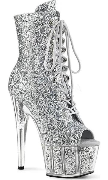 ADORE-1021G Silver Glitter/Silver Gliteer US 9
