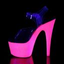 ADORE-708UVG - Clr/Neon Green Glitter 9