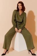 Adorne Harper Linen Pant in Khaki | Size 8 | Now Only AUD