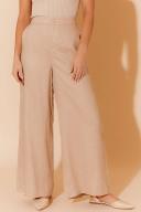 Adorne Harper Linen Pant in Stone | Size 8 | Now Only AUD