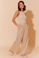 Adorne Harper Linen Pant in Stone | Size 8 | Now Only AUD