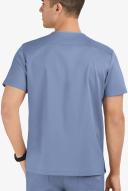 Advantage Stretch For Men 5 Pocket Scrub Top - 3x - Ceil Blue