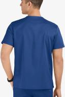 Advantage Stretch For Men 5 Pocket Scrub Top - L - Royal