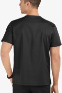 Advantage Stretch For Men 5 Pocket Scrub Top - S - Black