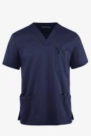 Advantage Stretch For Men 5 Pocket Scrub Top - XL - Navy