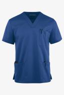 Advantage Stretch For Men 5 Pocket Scrub Top - XL - Royal