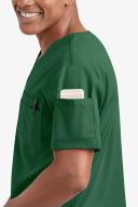 Advantage Stretch For Men V-Neck Scrub Top - L - Hunter