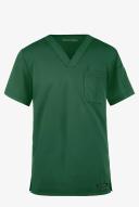 Advantage Stretch For Men V-Neck Scrub Top - L - Hunter