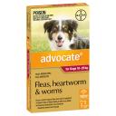 Advocate Large Dog Red 10-25kg