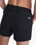 Aero 5" Shorts, 2XU, M, Halftone Camo Turb/Silver Refl, Male