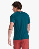 Aero Tee, 2XU, XS, Deep Jade/Silver Reflective, Male