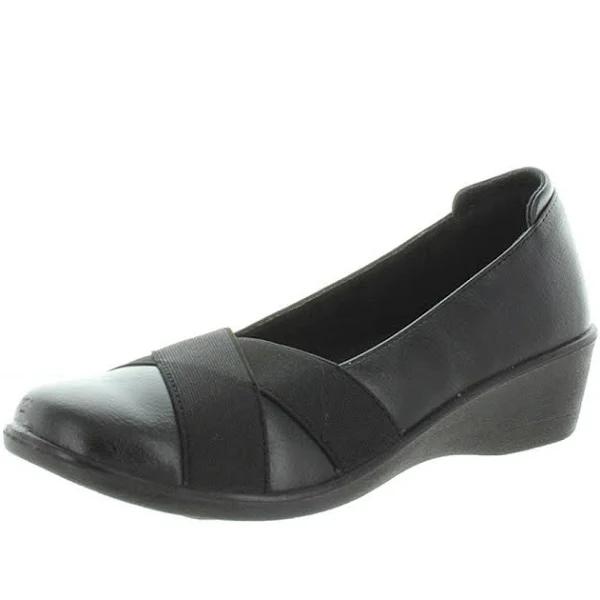 Aerocushion Marlise Memory Foam Sock Flexible Outsole Lightweight Flat Shoe