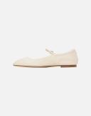 Aeyde off-white Uma Ballerina Flats