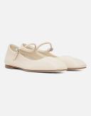 Aeyde off-white Uma Ballerina Flats
