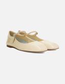 Aeyde off-white Uma Ballerina Flats