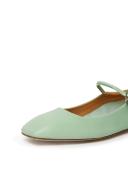Aeyde | Women 10mm Uma Leather Flats Mint 35
