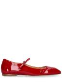 Aeyde | Women 10mm Uma Patent Leather Flats Red 42