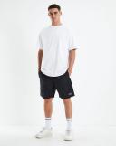 Afends Mens Baywatch 18" Vortex Boardshorts Black Size 28
