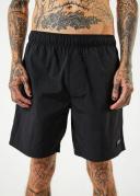 Afends Mens Baywatch 18" Vortex Boardshorts Black Size 28