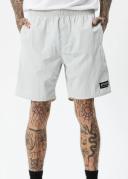 Afends Mens Baywatch 18" Vortex Boardshorts Smoke White Size 28