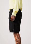 Afends Mens Utility - Elastic Waist Shorts - Black - S