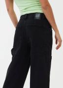Afends Womens Moss - Organic Denim Carpenter Jeans - Washed Black - 24