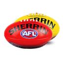 AFL Replica Game Ball - Red Size 5 Football from Sherrin