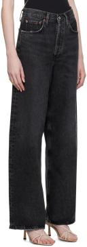 AGOLDE Womens Paradox Baggy Relaxed-Fit Low-Rise Organic Denim Jeans 26