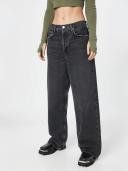 AGOLDE Womens Paradox Baggy Relaxed-Fit Low-Rise Organic Denim Jeans 26