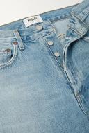 AGOLDE Womens Soundwave 90s Pinch Straight-Leg High-Rise Organic Denim Jeans 23