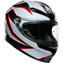 AGV K6 Flash Helmet Black/Gray/Red / 2XL