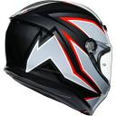 AGV K6 Flash Helmet Black/Gray/Red / 2XL
