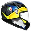AGV K6 Flash Helmet Gray/Black/Lime / 2XL