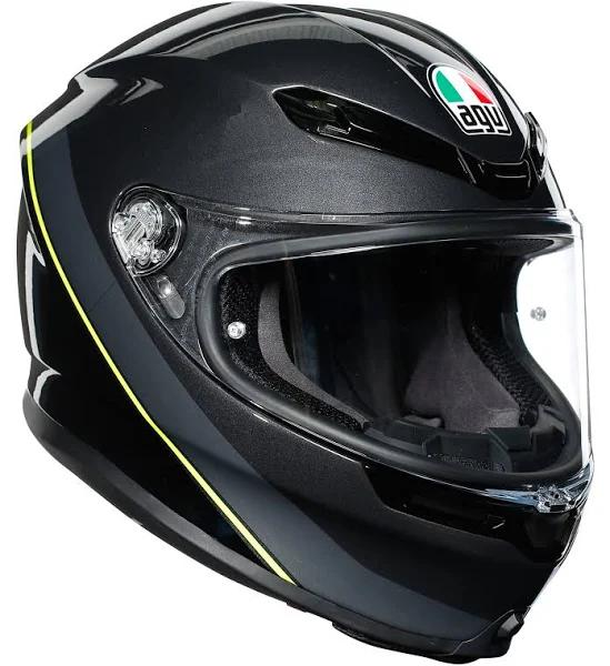 AGV K6 Minimal Black/Pearl-White/Aqua XS