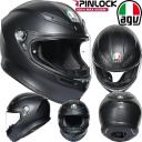 AGV K6 Motorcycle Helmet (Black)