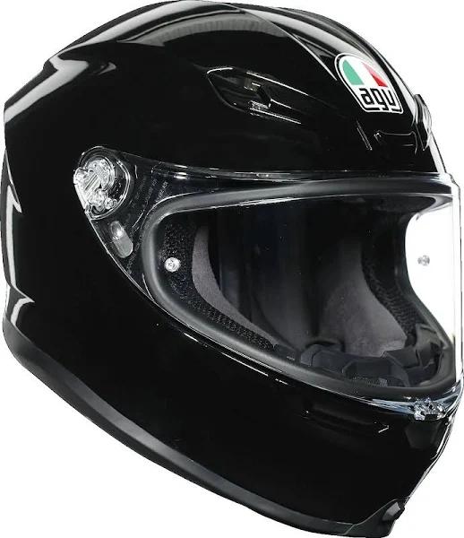 AGV K6 Motorcycle Helmet (Black)