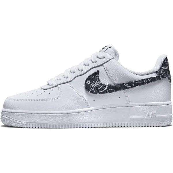 Air Force 1 Low Black Paisley White/Black Shoes DH4406-101 (EU 44)