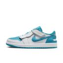 Air Jordan 1 FlyEase Low Aquatone Shoes - Size 18 - 174white/aquatone/celestial Gold
