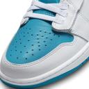 Air Jordan 1 FlyEase Low Aquatone Shoes - Size 18 - 174white/aquatone/celestial Gold