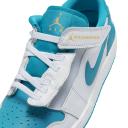 Air Jordan 1 FlyEase Low Aquatone Shoes - Size 18 - 174white/aquatone/celestial Gold