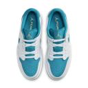 Air Jordan 1 FlyEase Low Aquatone Shoes - Size 18 - 174white/aquatone/celestial Gold