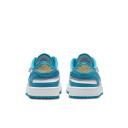 Air Jordan 1 FlyEase Low Aquatone Shoes - Size 18 - 174white/aquatone/celestial Gold