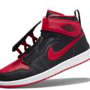 Air Jordan 1 High FlyEase 'Bred' Sneakers | Men's Size 8