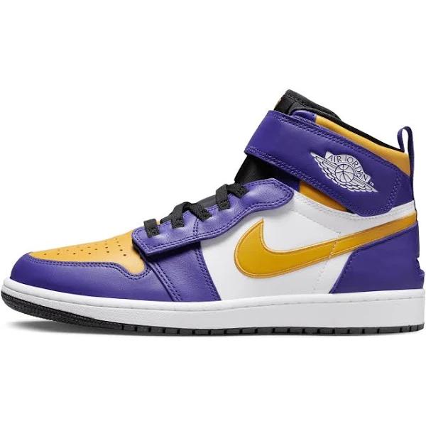 Air Jordan 1 High FlyEase 'Lakers' Sneakers | Blue | Men's Size 12