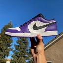 Air Jordan 1 Low 'Court Purple' 553558-500 12.5