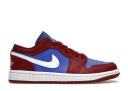Air Jordan 1 Low 'Deep Blue' Sneakers | Red | Women's Size 6