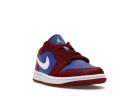 Air Jordan 1 Low 'Deep Blue' Sneakers | Red | Women's Size 8