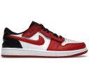 Air Jordan 1 Low FlyEase 'White Gym Red' Sneakers Men's Size 9