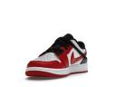 Air Jordan 1 Low FlyEase 'White Gym Red' Sneakers Men's Size 9