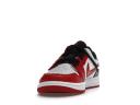 Air Jordan 1 Low FlyEase 'White Gym Red' Sneakers Men's Size 9